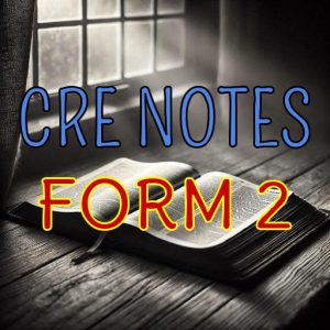 cre form 2 notes