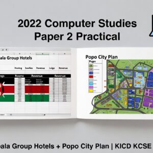Computer Studies Paper 2, 451/2 Practical, KCSE Past Papers, Spreadsheet Exam Task, DTP City Plan