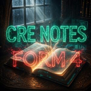 cre form 4 notes